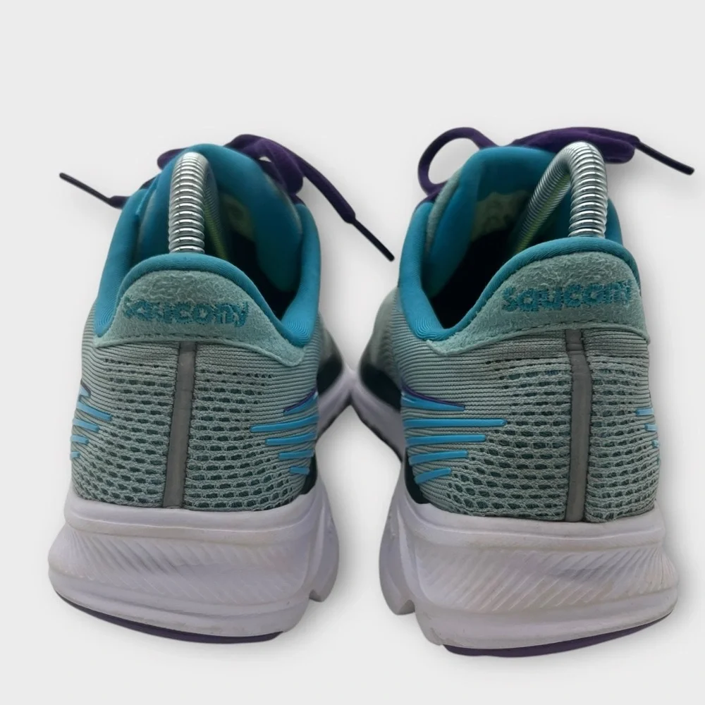 Saucony Ride‎ 14 Women Running Shoes Powder Concord US 8M Good Condition! Comfy!